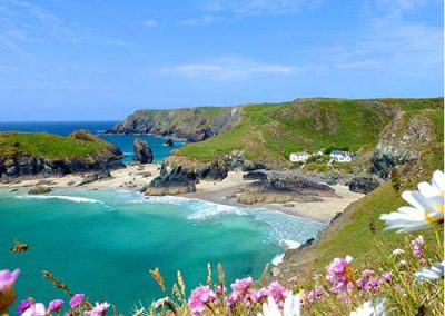 Kynance Cove on The Lizard Peninsula in Cornwall