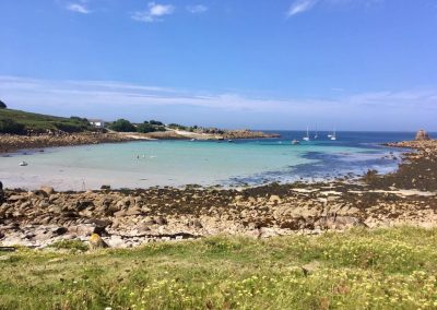 Azure waters on The Isles of Scilly