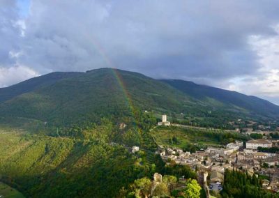 View of Mount Subasio above Assisi