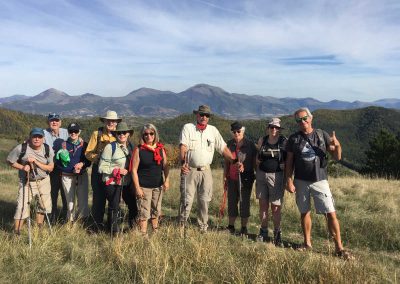 Hiking in the Umbrian mountains above Gubbio