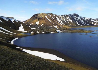 Volcanic crater in Iceland