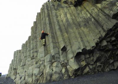 Martin Hunt leading a hiking tour in Iceland