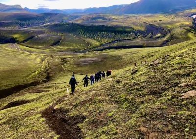 Hiking to Landmanaulagur